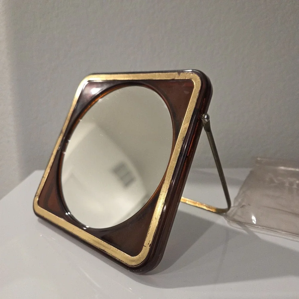 Vintage 1984 Goody 2-Sided Mirror Stand Up Vanity Magnifying/Regular Hong Kong